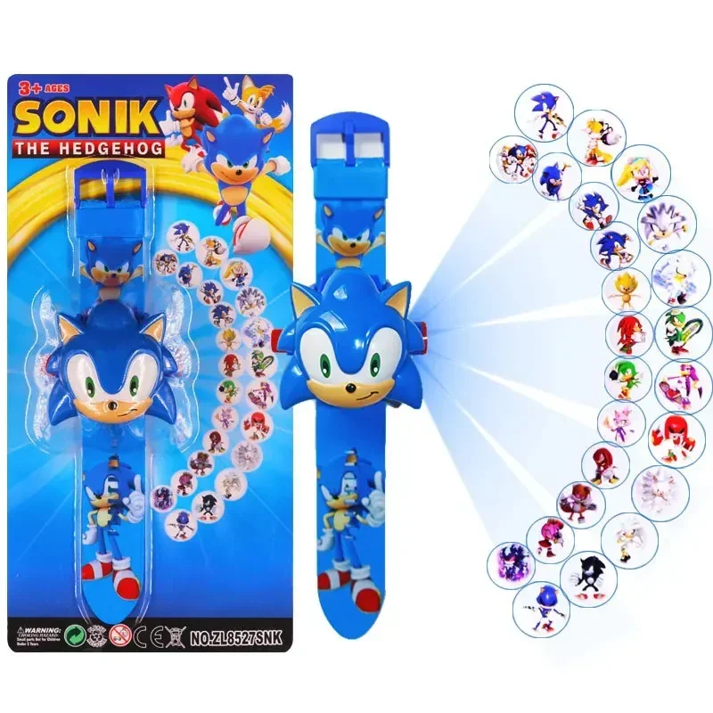 Cosplay Prop Pattern - Montre Projecteur 3D Sonic Hérisson Dessin