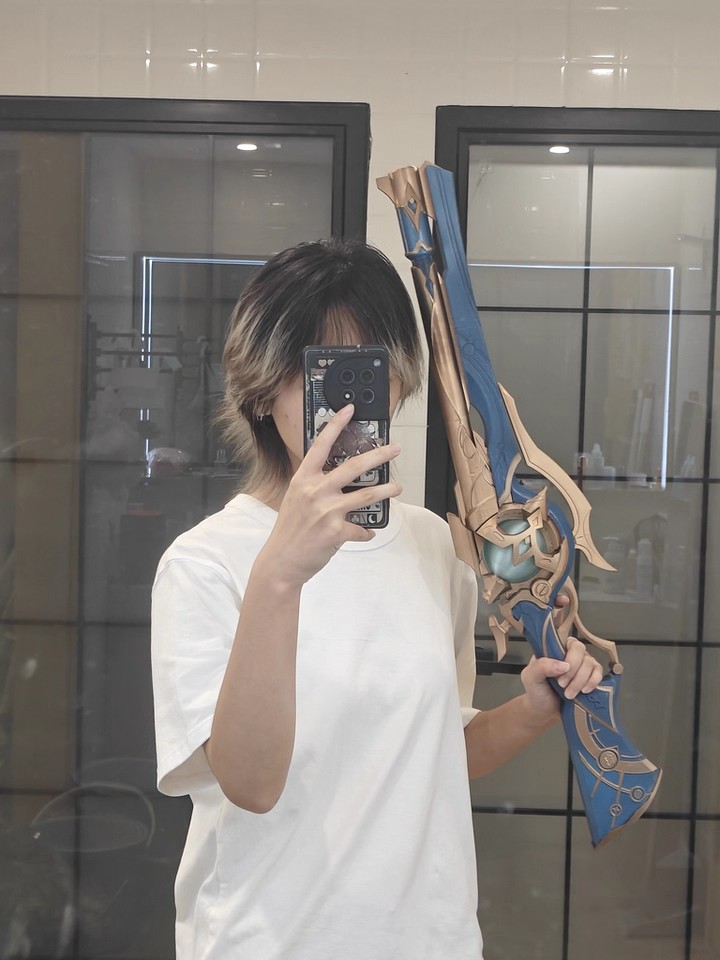 Anaxa Cosplay Prop - Réplique d'arme Anaxagoras 80CM Lumineuse pour
