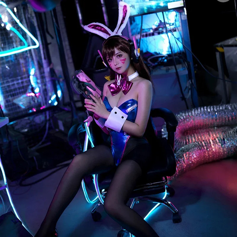 Dva Cosplay Prop - Overwatch DVA lapin combinaison Sexy en