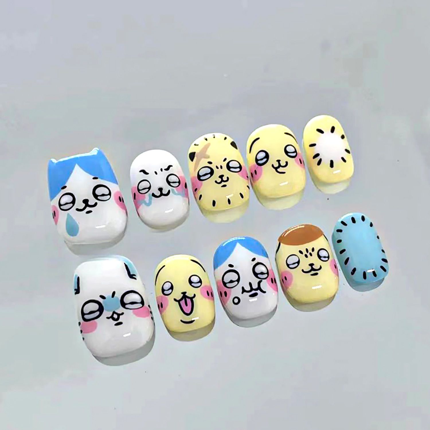 Detachable Cosplay Prop - Ongles press-on mignons de dessin animé
