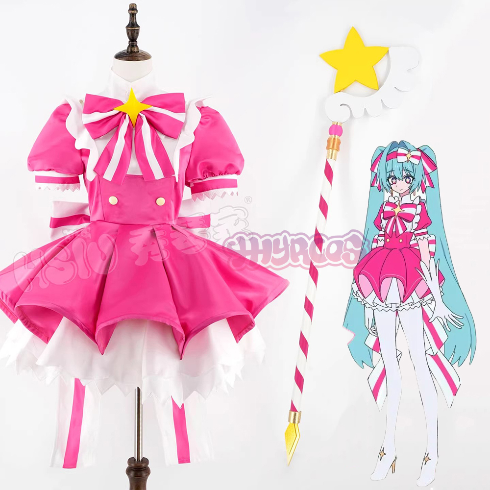 Cosplay Prop Diy - Costumes de cosplay MMiku Retry, perruque,