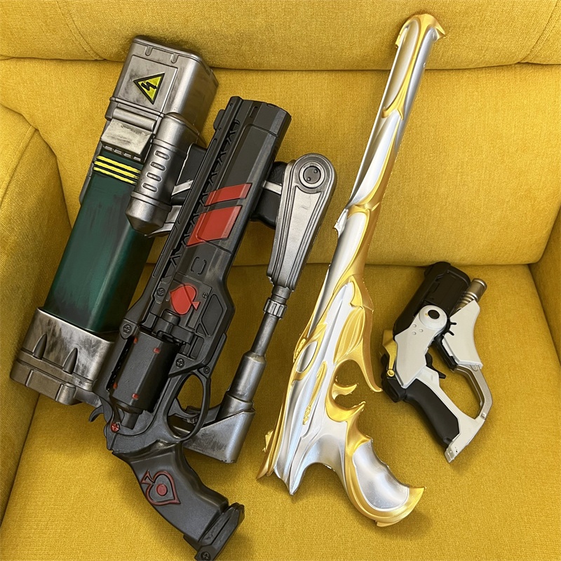 Fallout Cosplay Prop - Cosplay pistolets dorés fusil Laser Revolver