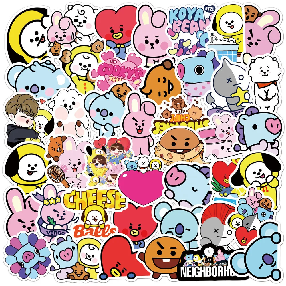 Autocollants Kawaii BT21 pour  - Evoker Cosplay Prop avis et prix