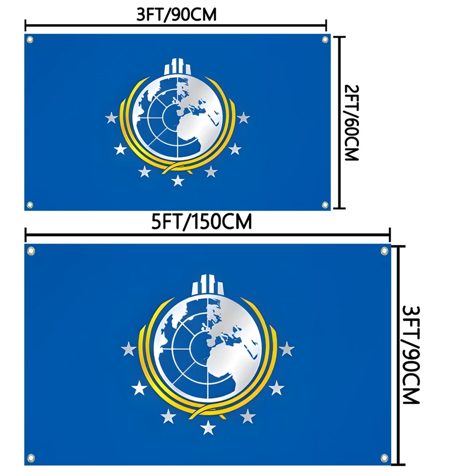 Super Earth Flag Helldivers 3x - Fallout Cosplay Prop avis et prix