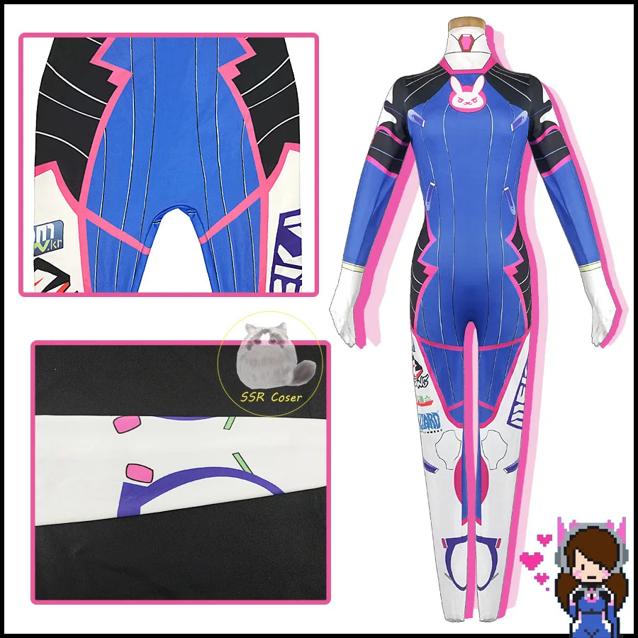Dva Cosplay Costume body Zenti - Dva Cosplay Prop avis et prix